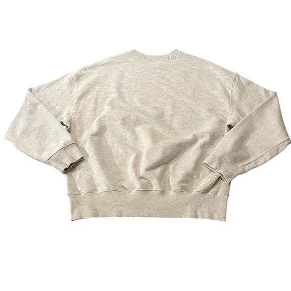 MARDI MERCREDI WOMEN’S GRAY SWEATSHIRT MARDI 23 FLOWERS SIZE L - Picture 2 of 8